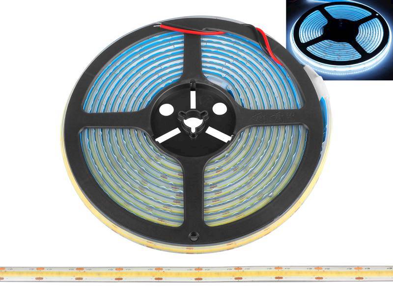 Taśma LED COB 320diod / 1m / IP67 / BIAŁY 6000K