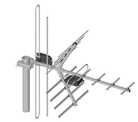 Antena z polaryzacją H/V Dipol 15/5-12/21-60 DVB-T