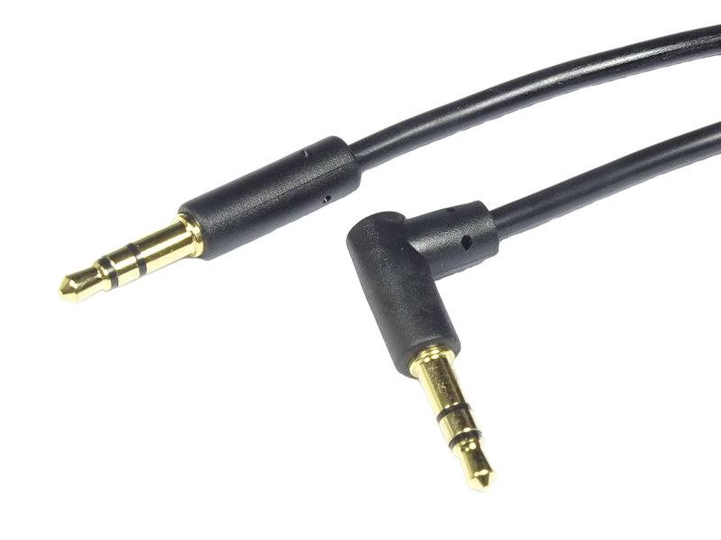 Kabel Jack3,5 wt/wt 1m wtyk kątowy Vitalco