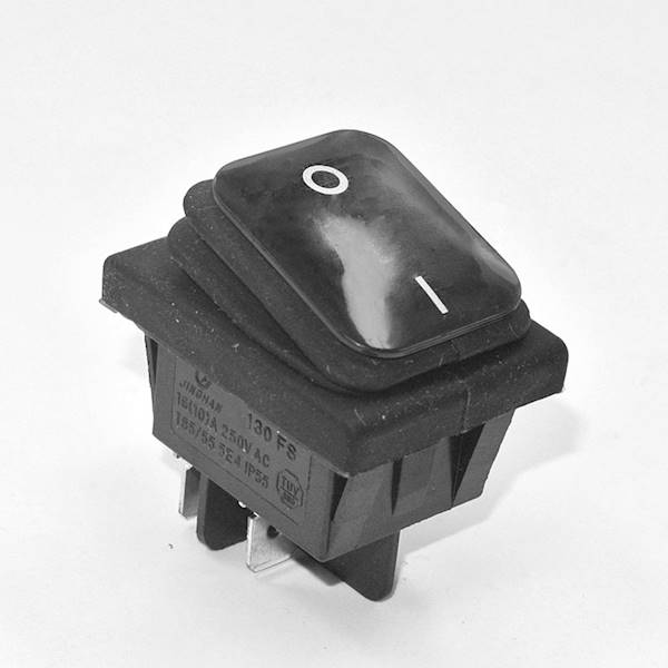 Przełącznik KCD4 ON-OFF 16A IP65 4pin czarny