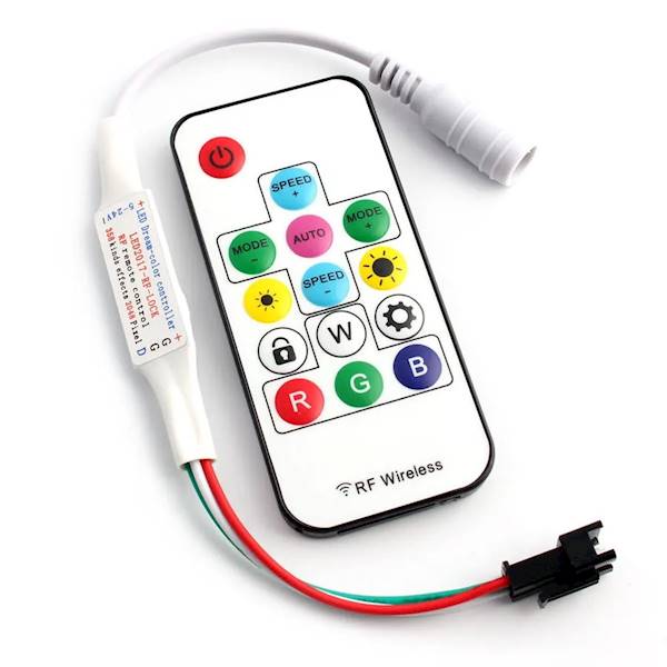 WS2812 Sterownik z pilotem do LED