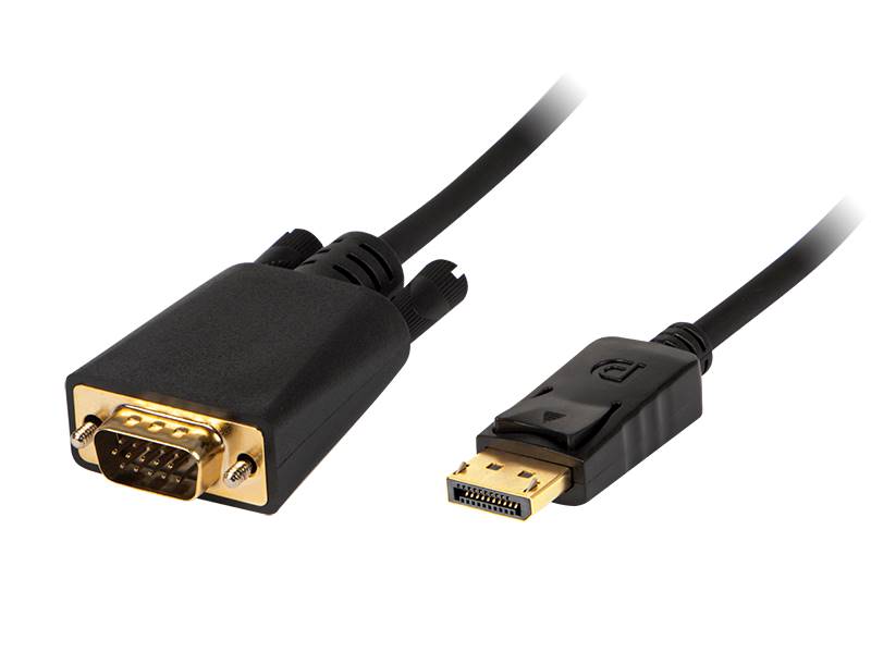 Kabel DisplayPort na wt/wt VGA 1,8m 