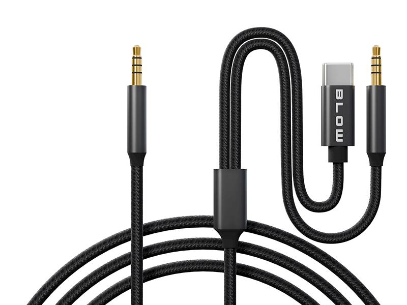 Kabel USB-C + Jack3,5 wt/wt Jack 3,5 1,2m 