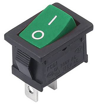 Przełącznik MRS101 ON-OFF 2pin zielony