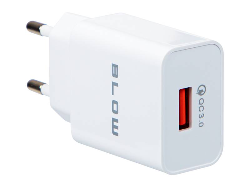 Ładowarka USB-A QC3.0 18W biały