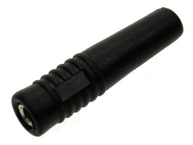 Banan; gniazdo 2mm na przewód 24A 60V czarny