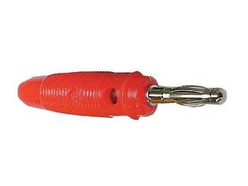 Banan; wtyk 4mm 50V=/30V~ 24A czarny lub czerw.