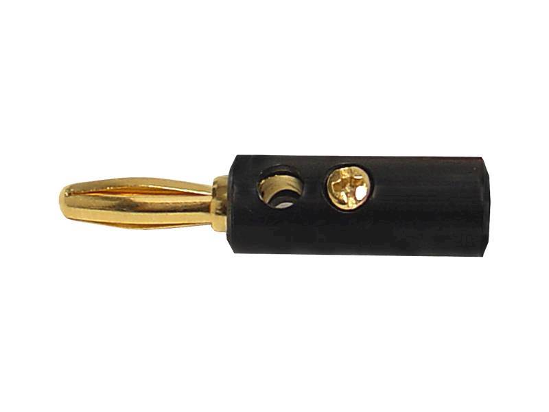 Banan; wtyk 4mm czarny lub czerwony