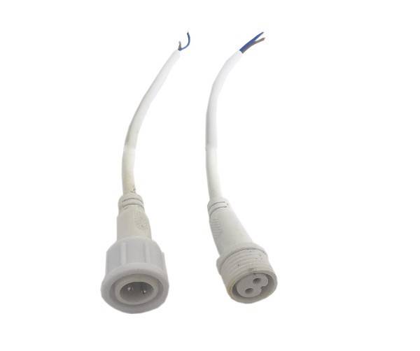 Złącze hermetyczne okrągłe 2pin z przewodem 40cm