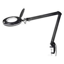 Lampa stołowa LED z lupą 127mm 5dpt. czarny