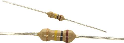 Rezystor węglowy 1/4W 10K 2.3X6mm 5% 0,25W