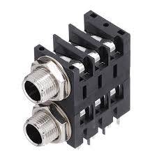 Jack6,3 2xgn na PCB AMPHENOL