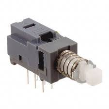 Przełącznik  przyciskany  DPDT ON-(ON)7,3x7x14,7mm