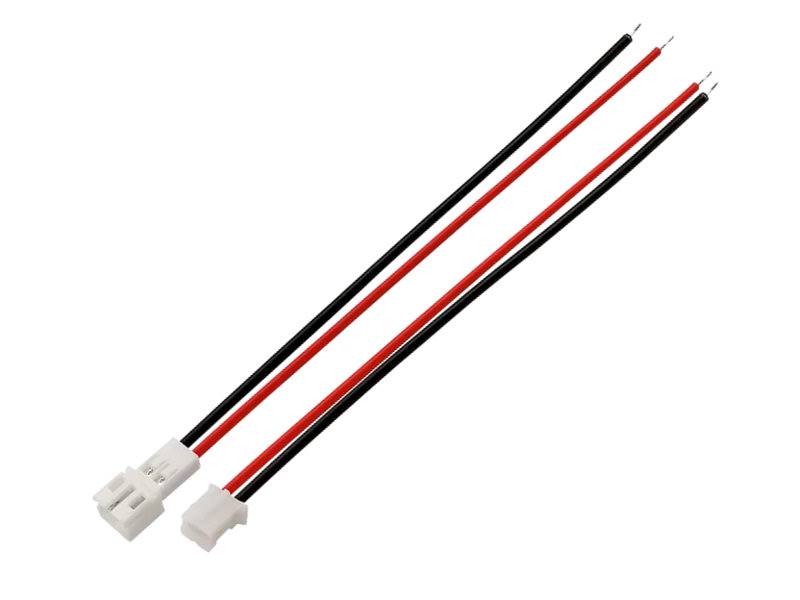 JST-2,0 2PIN wtyk+gniazdo z przewodami 10cm