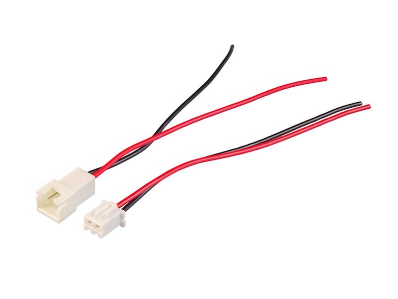 JST-2,54 2PIN wtyk+gniazdo z przewodami 10cm