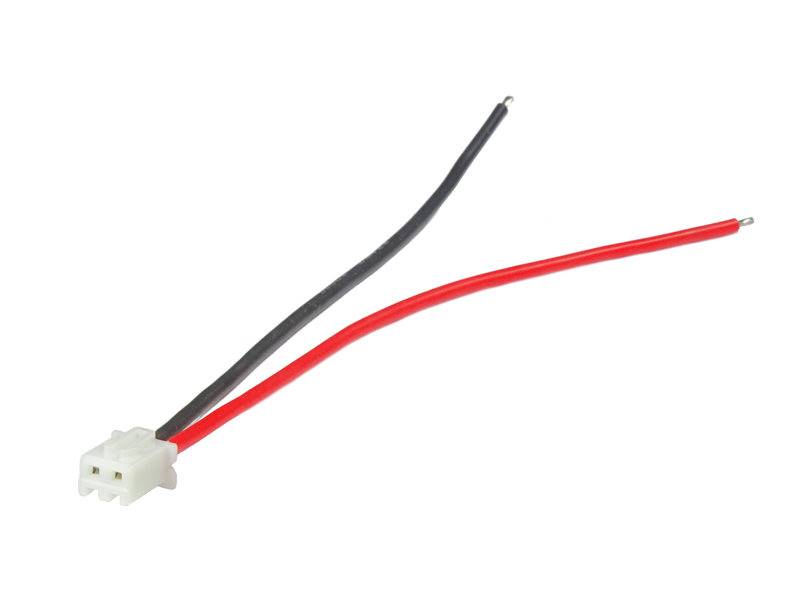 JST-2,5 2PIN 1s1p przewód silikon AWG22 9cm