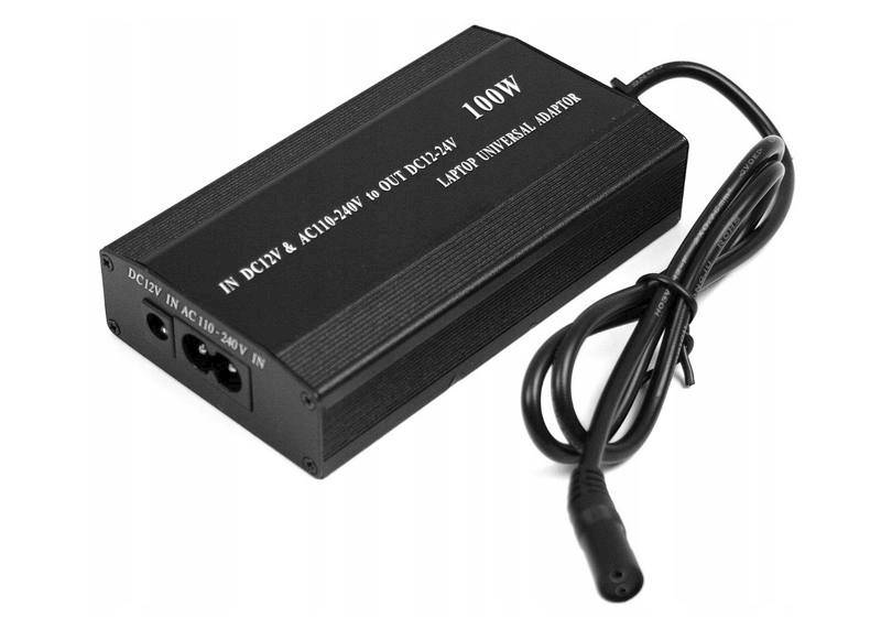 Zasilacz uniwersalny do laptopa 100W 12Vdc/230Vac