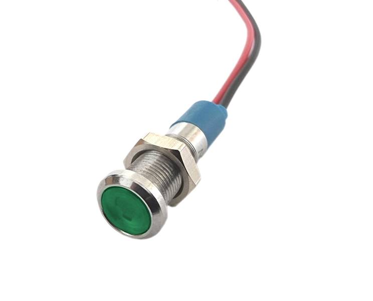 Kontrolka 12Vdc 8mm zielony