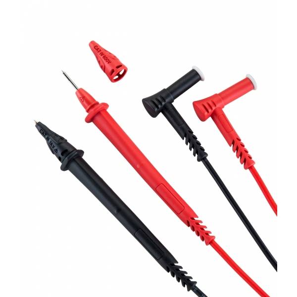 Przewody pomiarowe silikon CAT IV 600V 10A 