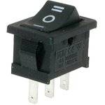 Przełącznik klawiszowy MRS103 ON-OFF-ON  3pin czar