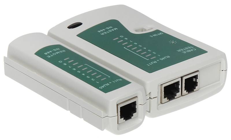 Tester okablowania LAN  RJ-45,  RJ11 