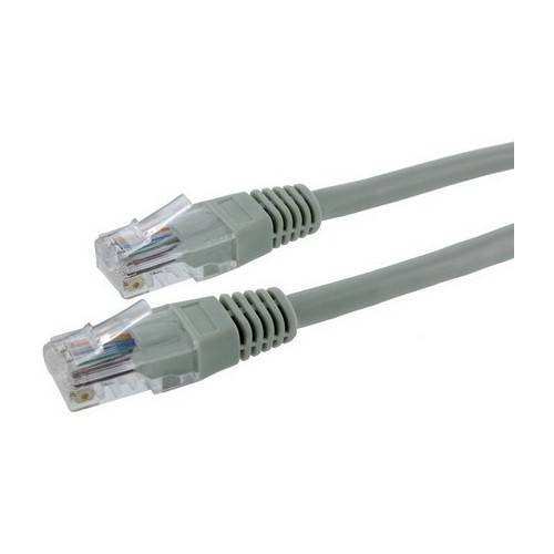 Przyłącze patchcord UTP cat5e;  0,5m; szary
