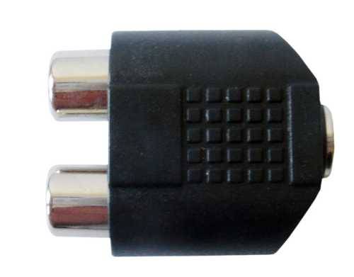 Adapter Jack3,5 gn/2gn RCA 