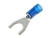 Widełki konektor izolowany M6 1,5÷2,5mm2 niebieski