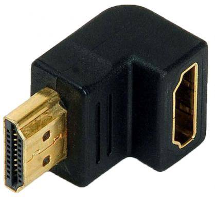 Adapter HDMI wt/gn 90° 