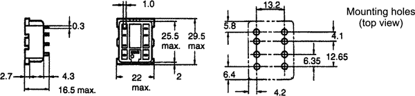 Gniazdo przekaźnika  PYF08A-E, MY2