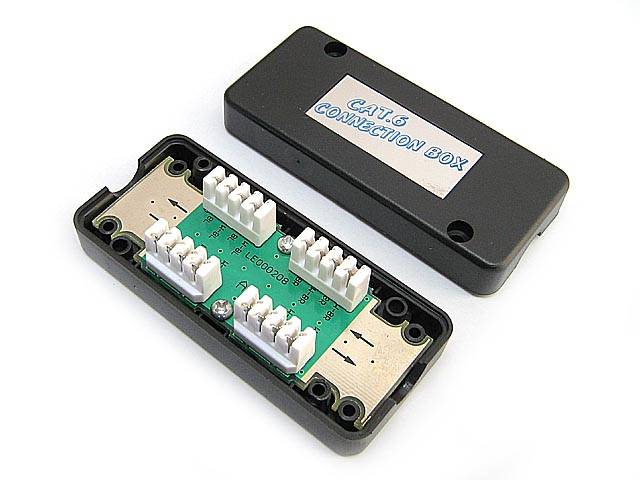 Puszka połączeniowa; cat6; UTP; na zatrzask 