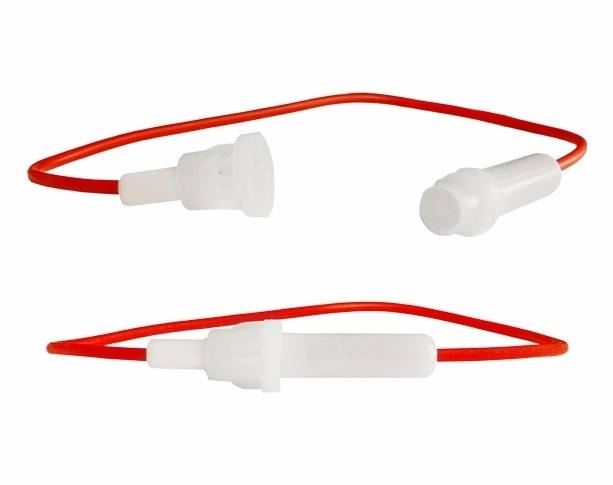 Gniazdo bezpiecznika 6,3x30mm na przewód 10A