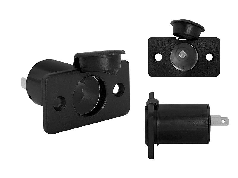 Gniazdo zapalniczki samochodowej na panel