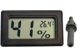 Panelowy miernik higrometr termometr z sondą