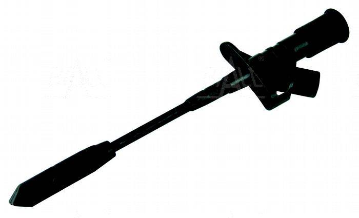 Chwytak pomiarowy z igłą 10A czarny