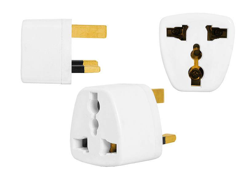 Travel Adapter, przejściówka sieciowa UK wt/gn AC