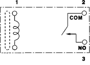 Przekaźnik 24Vdc JV24S-KT SPST-NO  5A/30VDC