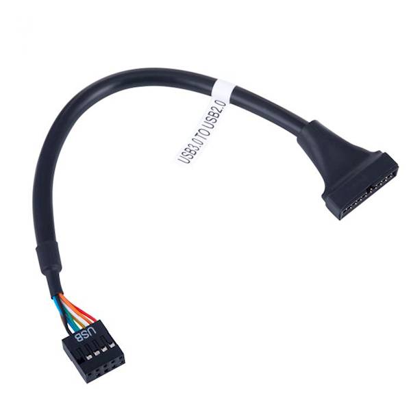 Adapter z kablem  USB 19 pin (m) / USB 9 pin ( f )