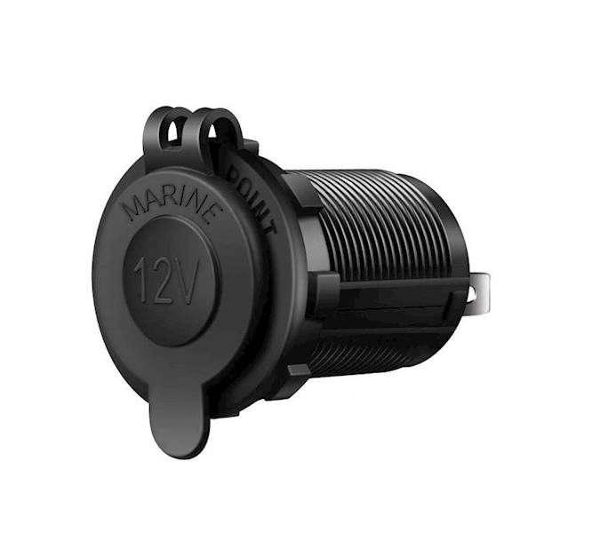 Gniazdo zapalniczki samochodowej na panel hermet.