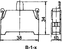 B-1/C Element stykowy; NC; 3A/230VAC; 22/30mm