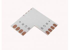 Złącze do taśm RGB 10mm L kątowe narożne