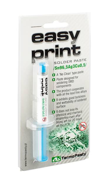 Pasta lutownicza Easy Print Sn96,5Ag3Cu0,5 1,4ml
