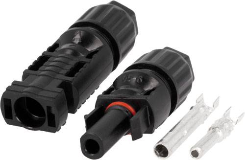 MC4 gniazdo i wtyk na kabel solarny 2,5-6mm2