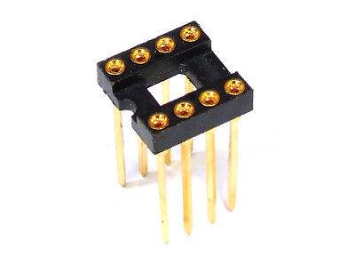 Podstawka precyzyjna wysoka 6pin 7,62mm RM2,54mm