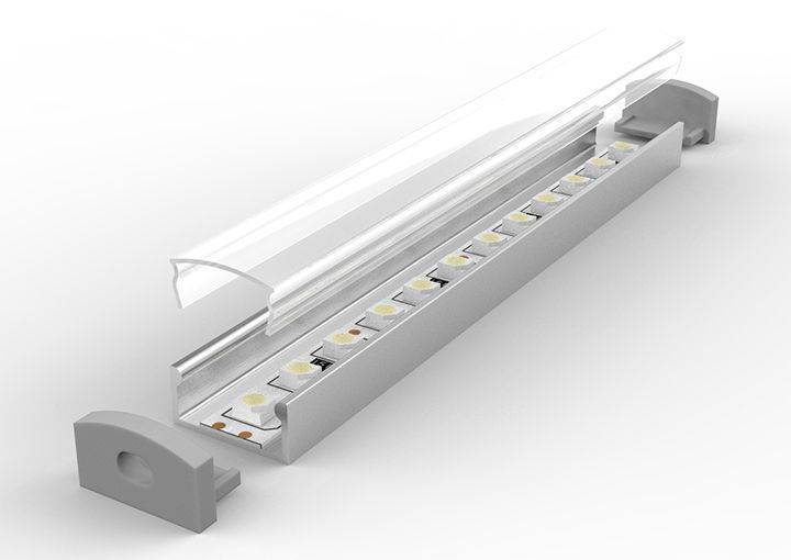 Z04-2 Profil led czarny lakierowany 2m