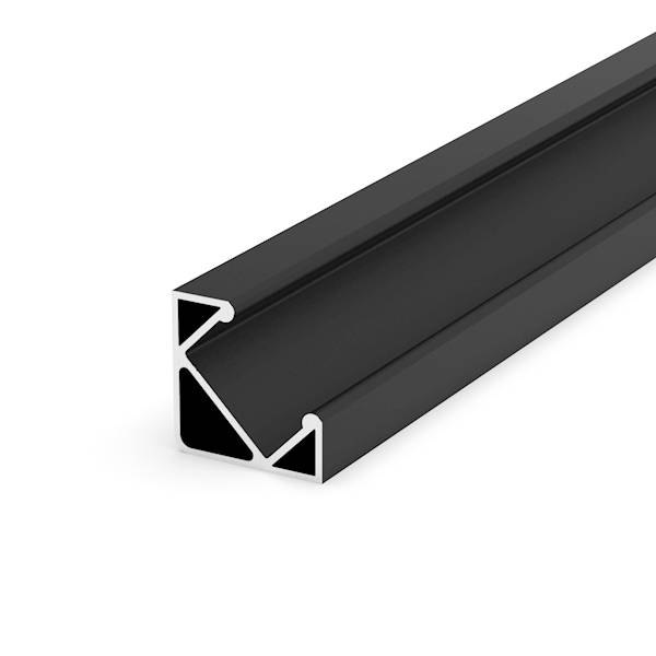 Z03-2 Profil led czarny lakierowany 2m