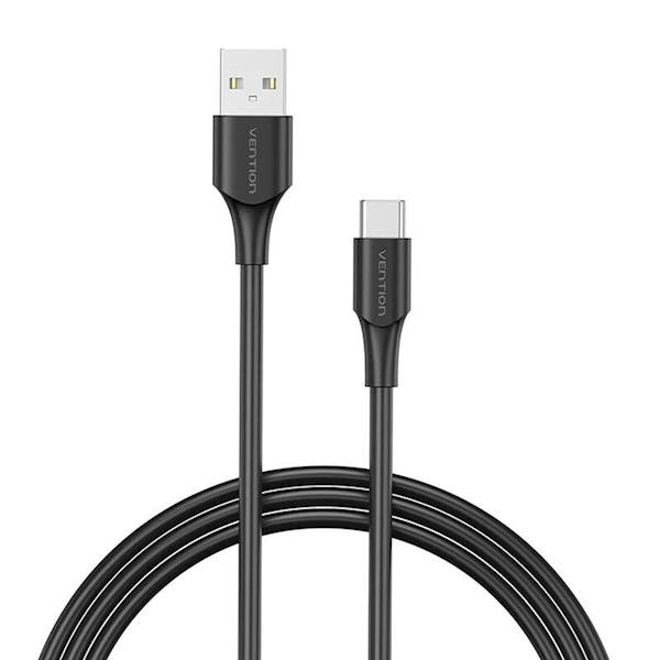 Kabel USB-C wt/wt USB-A 1m czarny 