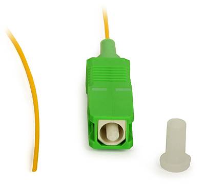 Pigtail jednomodowy PG-52S, 1xSC/APC, G.652D 1m