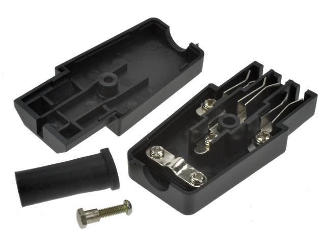 IEC Wtyk żeński C14 na przewód 