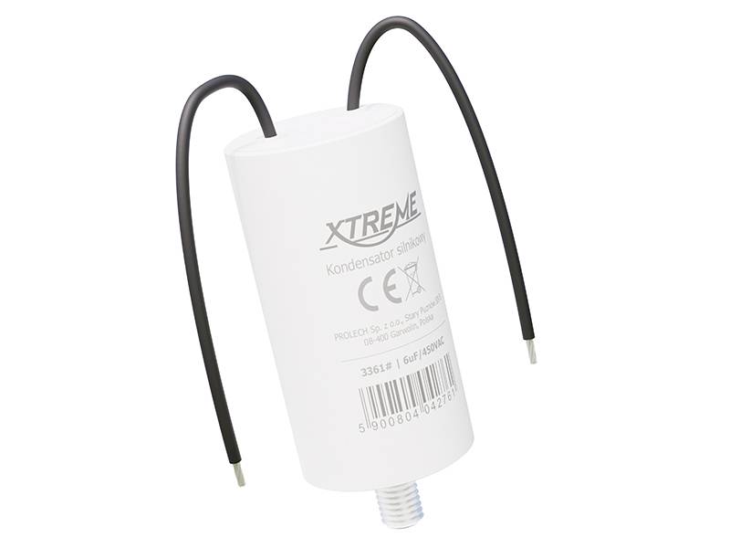   6uF 450V Kondensator do silników przewody 30x58